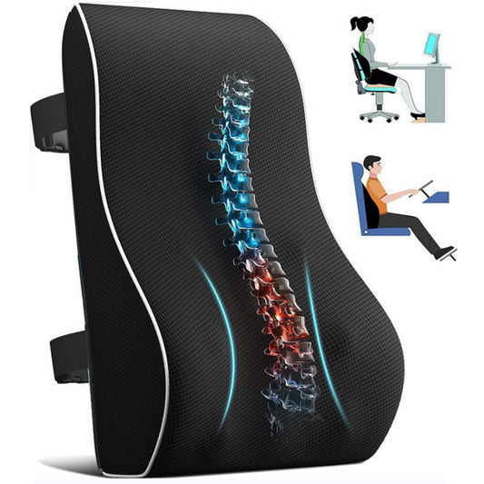 Lumbar Support Ergonomic Memory Foam Pillow